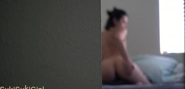  (VOYEUR) spying on Asian Webcam Model got my dick wet!